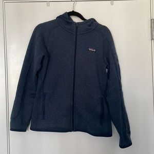 Patagonia Women's Better Sweater Hoody Medium, Classic Navy